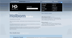 Desktop Screenshot of holbornstudios.com