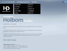 Tablet Screenshot of holbornstudios.com